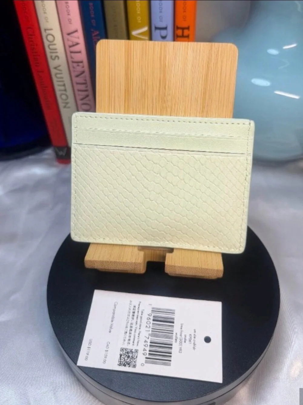 Kate Spade New York Slim Card Holder Frost NWT